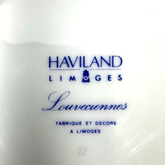 Haviland Limoges "Louveciennes" Bread Butter Plates 6 3/8" France-Set of 7-Mint! - Picture 7 of 8